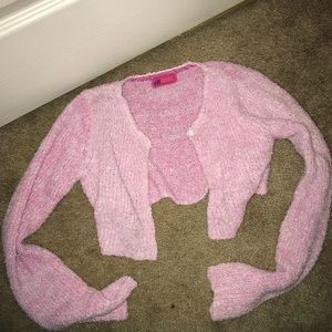 Kids: Vintage H&M Bright Pink Cardigan